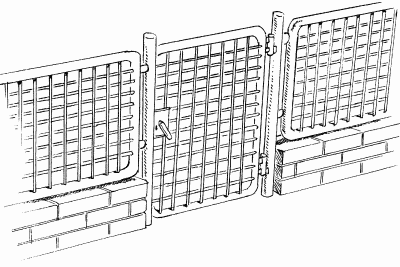 Комбинированные виды ограды 