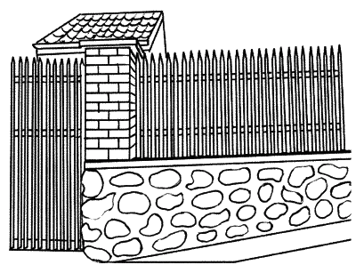 Комбинированные ограды 